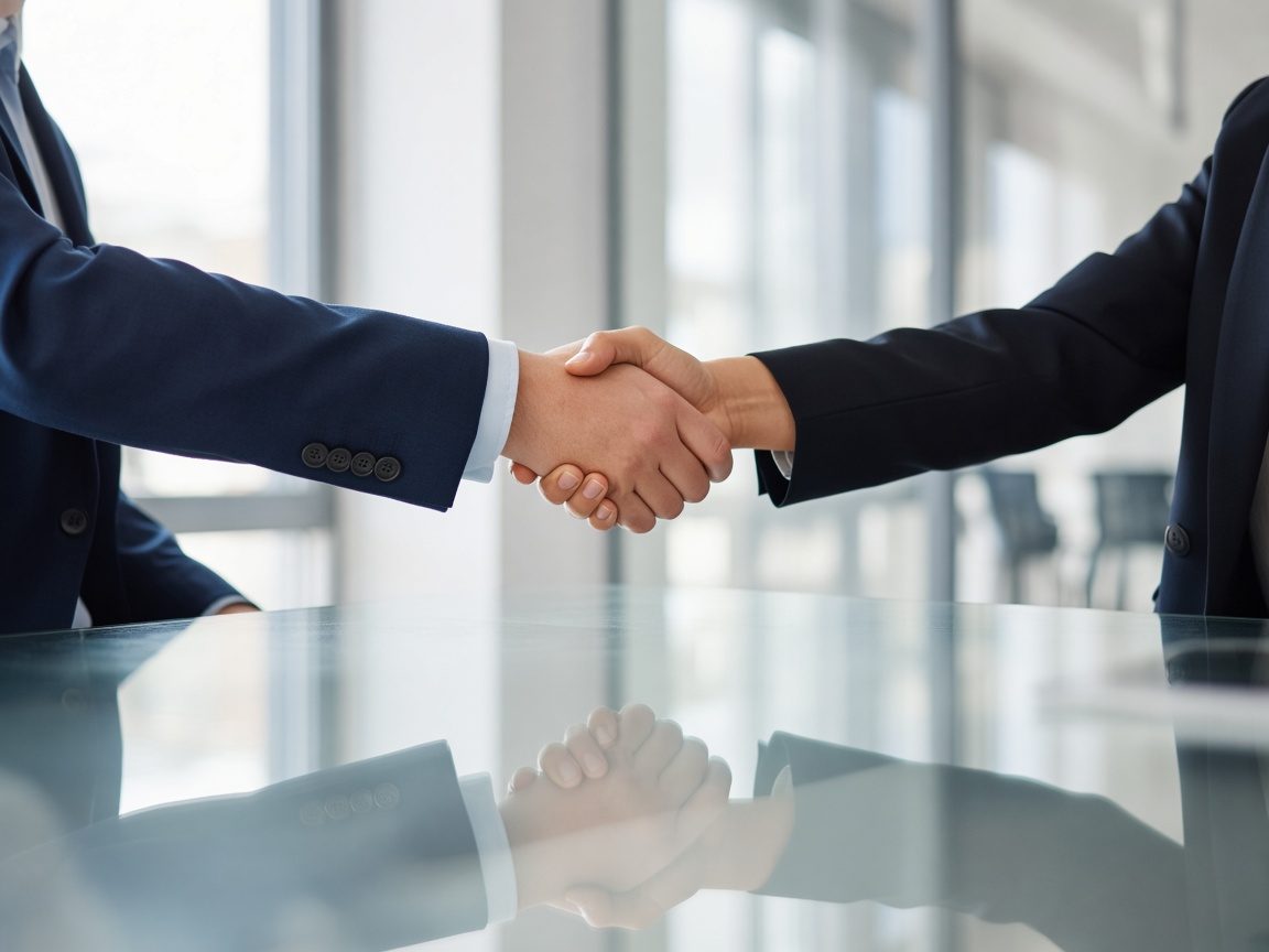 Partnership handshake